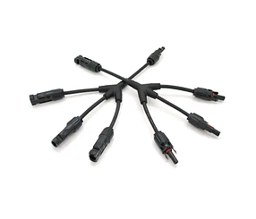 Розгалужувач трійник MC-4 Т3 конектор-подовжувач для паралельного з'єднання сонячних панелей