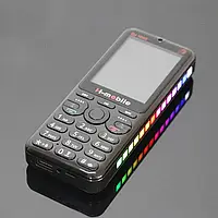 Телефон на 4-SIM сім-карти кнопковий з великим акумулятором 5350 mAh, функція повербанк, колір Чорний