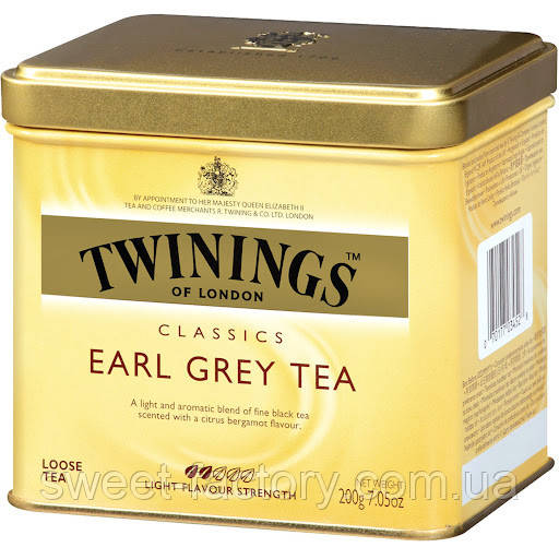 Чай Twinings Original Earl Grey Tea 200g, цена: 1044 ₴, купить на