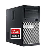 ИГРОВОЙ  ПК Dell OptiPlex 9020 i5-4590 3,7 ГГц  DDR3 16 ГБ SSD 240gb +HDD 320gb AMD Radeon RX 550