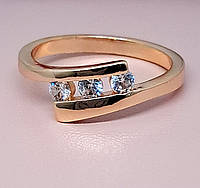 Женское кольцо из медицинского золота Xuping. Кольца женские, позолота