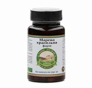 Марена фарбувальна 60 капсул журавлина Вітера, фото 1