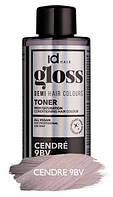 Деміперманентна фарба для волосся Id Hair Gloss 9BV 9/78 фіолетово-перлиний 75 мл