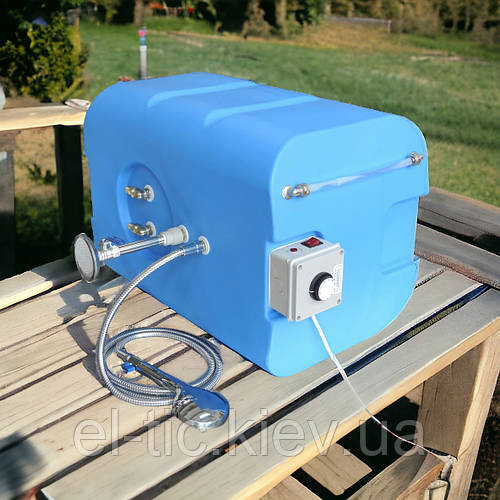 Бак для дачного душа с подогревом 100л пластиковый (ID#1394063460 ...