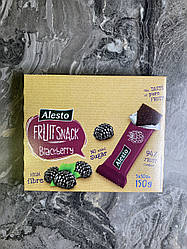 Фруктовий батончик Alesto Fruitsnack Blackberry ожина без цукру 150 грм