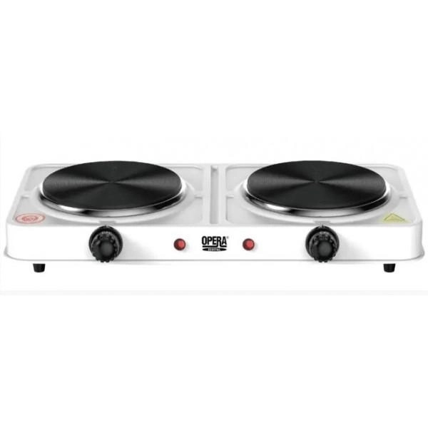 Плита електрична HOT PLATE RAF Двокомфоркова Дискова настільна 2000 Вт (V 1900)