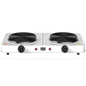 Плита електрична HOT PLATE RAF Двокомфоркова Дискова настільна 2000 Вт (V 1900)