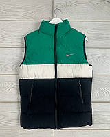 Мужская жилетка Nike спортивная безрукавка Найк разноцветный жилет мужской без капюшона bhs