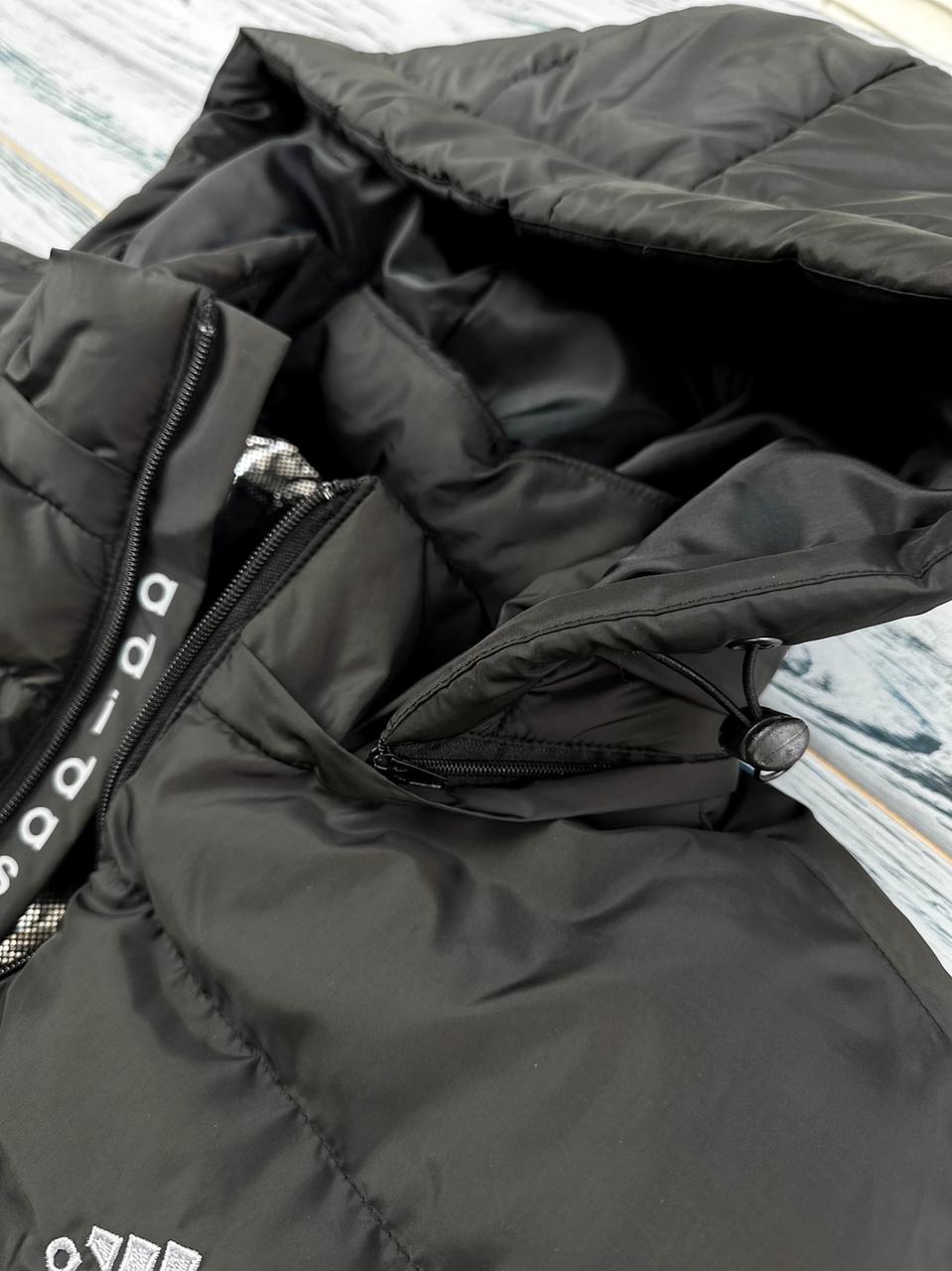 Мужская зимняя куртка Adidas черная с капюшоном теплая Адидас люкс качество Турция bhs - фото 5 - id-p2083735596