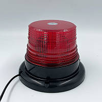 LED Мигалка на дах на магніті від прикурювача Проблисковий маячок Стробоскопи / 24Led Червоний