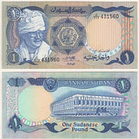 Банкнота, Судан 1 фунт 1983. UNC