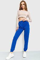 Спортивные штаны женские двухнитка цвет синий, Женские спортивные брюки
