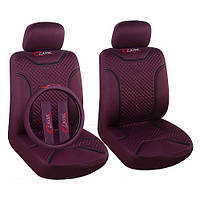 Чехлы Milex Classic на передние сиденья автомобиля AG- C72625/1 бордового цвета, универсального размера