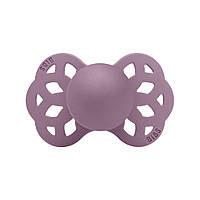 Соска пустышка BIBS Infinity Silicone Anatomical (анатомичная) Mauve от 6мес.