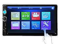 Автомагнитола универсальная с Bluetooth 2Din экран 7 сенсорный MP5 7010B + BT