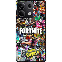 Силіконовий чохол бампер для Xiaomi Redmi Note 13 5G з картинкою Fortnite Фортнайт