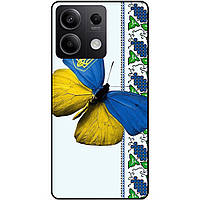 Силіконовий чохол бампер для Xiaomi Redmi Note 13 5G з малюнком Метелик Україна Метелик