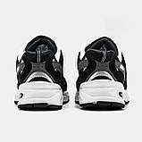 Чоловічі / жіночі кросівки New Balance 530 Black White, унісекс замшеві чорно-білі кросівки нью беленс 530 ню беланс NB 530 нб, фото 6