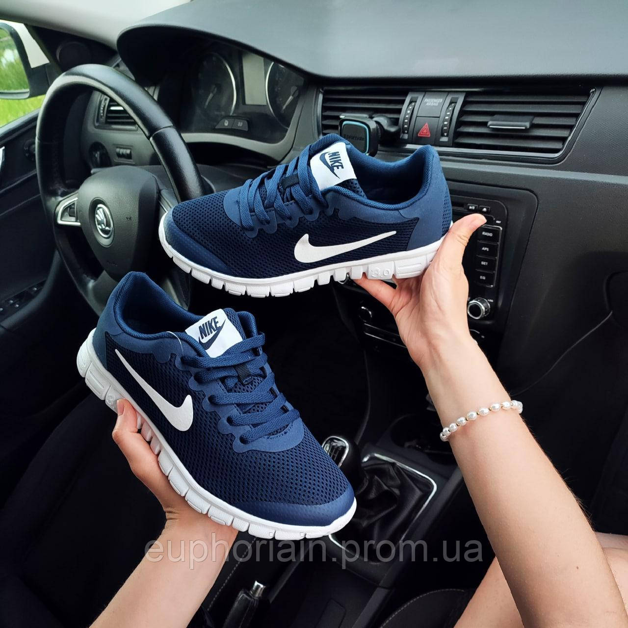 Кросівки Nike free run 3.0 сині Отличное качество Размер 42(25,5см) - фото 5 - id-p2083755502