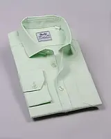 Рубашка для мальчика мятный, Bogi, размер 110-116