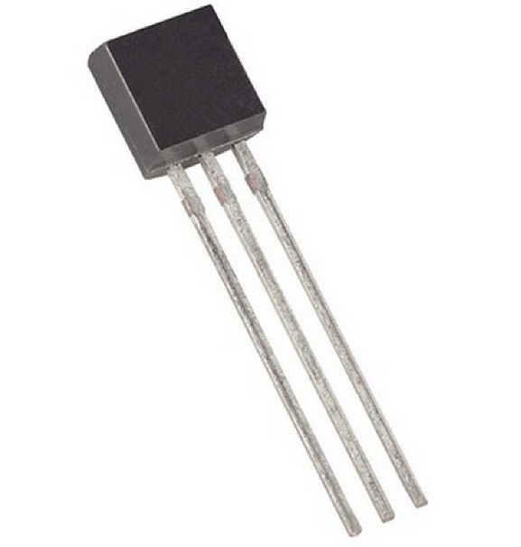 BC548C транзистор біполярний NPN 30В 500мА TO92, фото 1