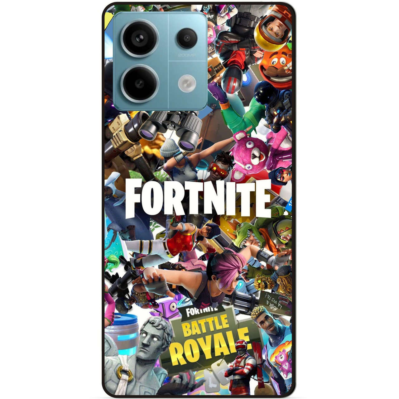 Силіконовий чохол бампер для Xiaomi Redmi Note 13 Pro 5G з картинкою Fortnite Фортнайт