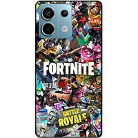 Силіконовий чохол бампер для Xiaomi Redmi Note 13 Pro 5G з картинкою Fortnite Фортнайт