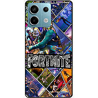 Силіконовий чохол бампер для Xiaomi Redmi Note 13 Pro 5G з картинкою Фортнайт Fortnite