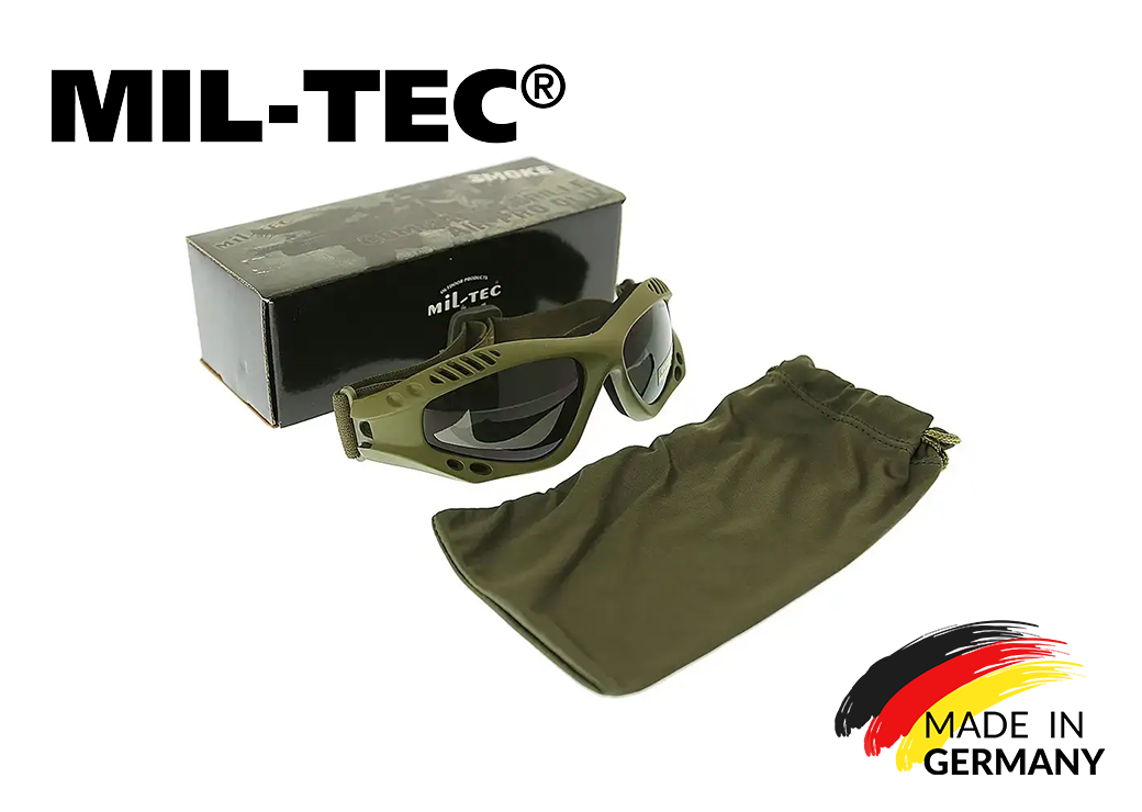 Тактичні окуляри mil-tec commando olive smoke 15615301