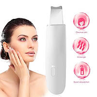 Cкрабер ультразвуковий Ultrasonic Skin Scrubber BZ-0113 для чищення й омолодження шкіри обличчя