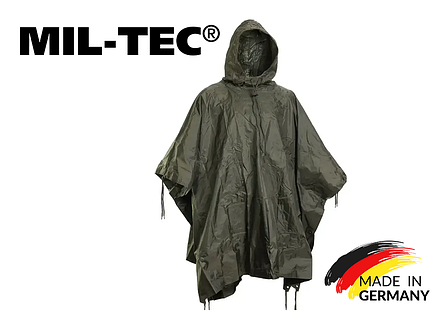 Американська тактична вологозахисна накидка Mil-Tec Ristop Olive 10630001, фото 1