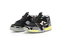 Мужские кроссовки Nike Air Trainer 1 Dark Smoke Grey Yellow Black DH7338-001 (с мехом)