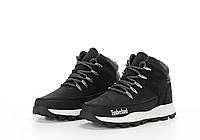 Мужские ботинки Timberland Sport Boots Black White Winter (термо) ALL14511 41