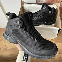 Мужские кроссовки Salomon Cross Hike Gore-Tex Black Winter (с мехом) ALL14399