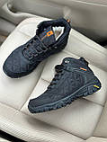 Зимові чоловічі черевики Merrell Tracking Black Orange Winter (з хутром) ALL14570, фото 5