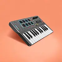 MIDI-клавіатура Donner, портативний MIDI-контролер DMK25 з 25 чутливими клавішами