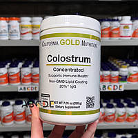 California Gold Nutrition Colostrum, Молозиво в порошке, концентрат, 200 г