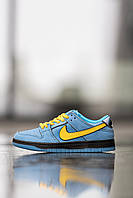 Мужские кроссовки Nike Dunk Low The Powerpuff Girls Bubbles Blue Yellow FZ8320-400
