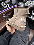 Жіночі угги UGG Mini Beige Lacquer ALL14566, фото 6