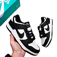 Чоловічі кросівки Nike SB Dunk White/Black білі/чорні Отличное качество Размер M