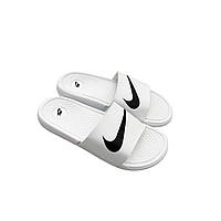 Жіночі шльопанці Nike білі (масажні) Отличное качество Размер 37(23,5см),