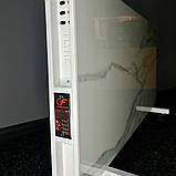 Подвійний керамічний обігрівач c програматором Flyme 800PW білий мармур, фото 6