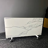 Подвійний керамічний обігрівач c програматором Flyme 800PW білий мармур, фото 7