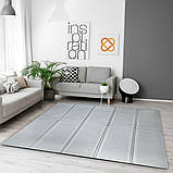 Дитячий складний термокилимок однотонний 2000х1500х10мм Сірий (299) SW-00001187, фото 5