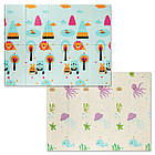 Дитячий складаний розвиваючий термокилимок 150х200х1см "Морський світ | Ліс" (271) SW-00001310