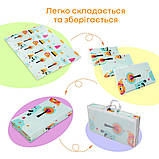Дитячий складаний розвиваючий термокилимок 150х200х1см "Морський світ | Ліс" (271) SW-00001310, фото 7