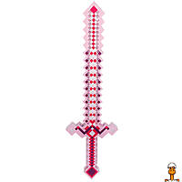 Детская игрушка меч "майнкрафт", розовый, от 4 лет, Bambi XY182-1(Pink)