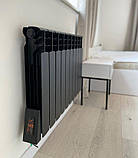 Електрорадіатор Flyme Elite Black 10R / 1200 Ватт / чоний, фото 2