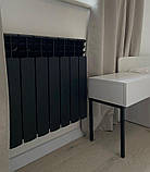 Електрорадіатор Flyme Elite Black 10R / 1200 Ватт / чоний, фото 3