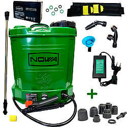 Електрообприскувач Польща NOWA OP 1512о 15А*год акумуляторний ранцевий 12л + додатковий комплект насадок
